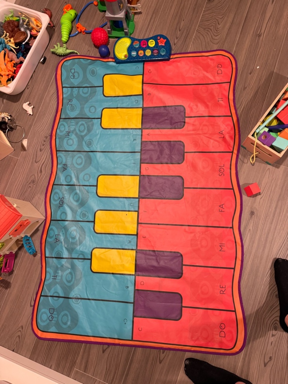 Interactive Kids Play Piano Mat - Multicolor